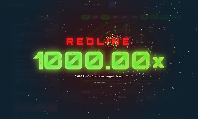Big-win takeover: The REDLINE tier, from 500×.